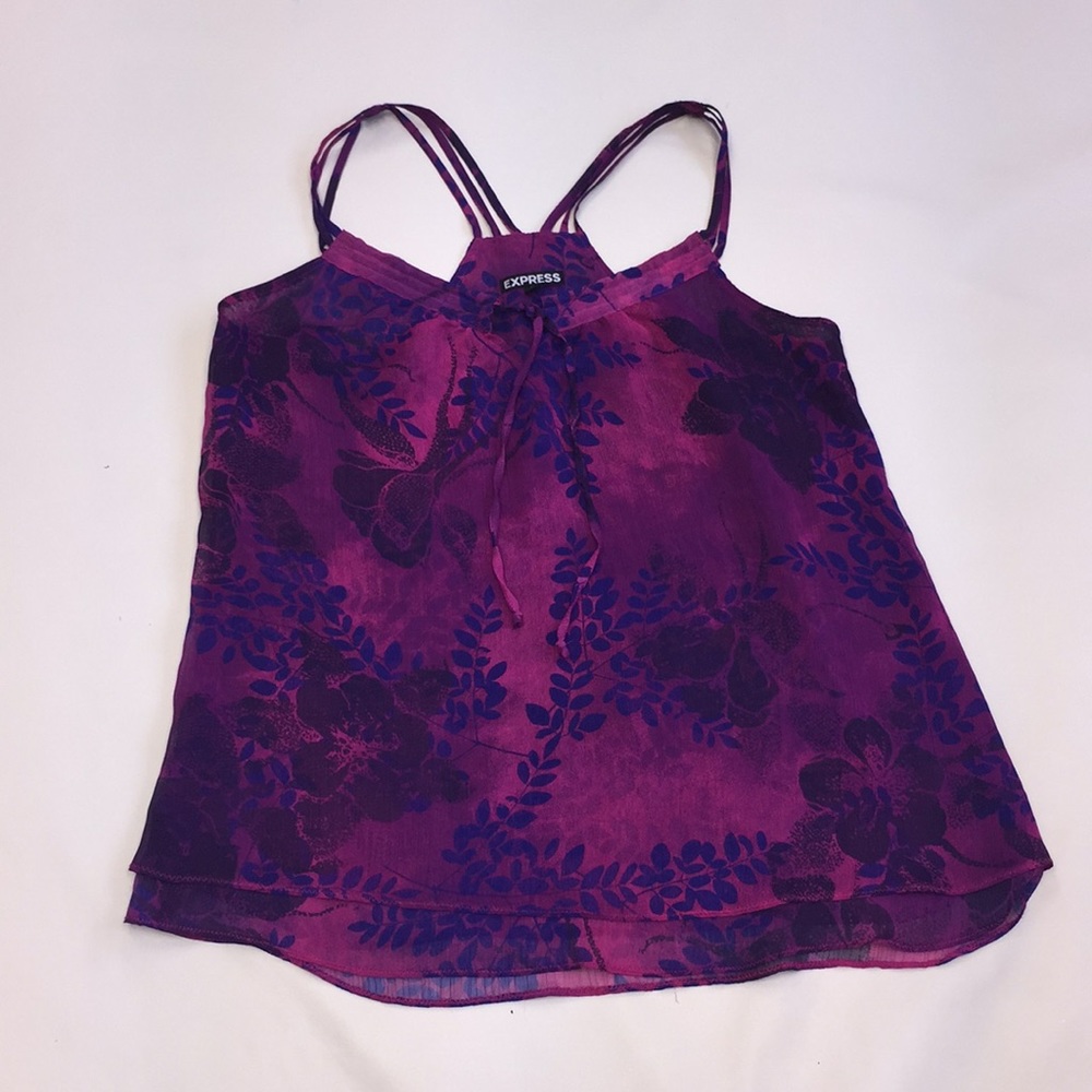 Express Oversized Strappy Tank Top Size Small